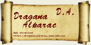 Dragana Alparac vizit kartica